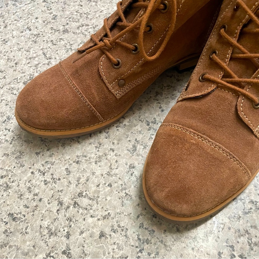 Suede lace up ankle boots - Diba